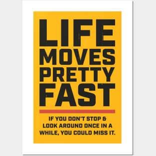 Life Moves Pretty Fast + 80s movies Posters and Art